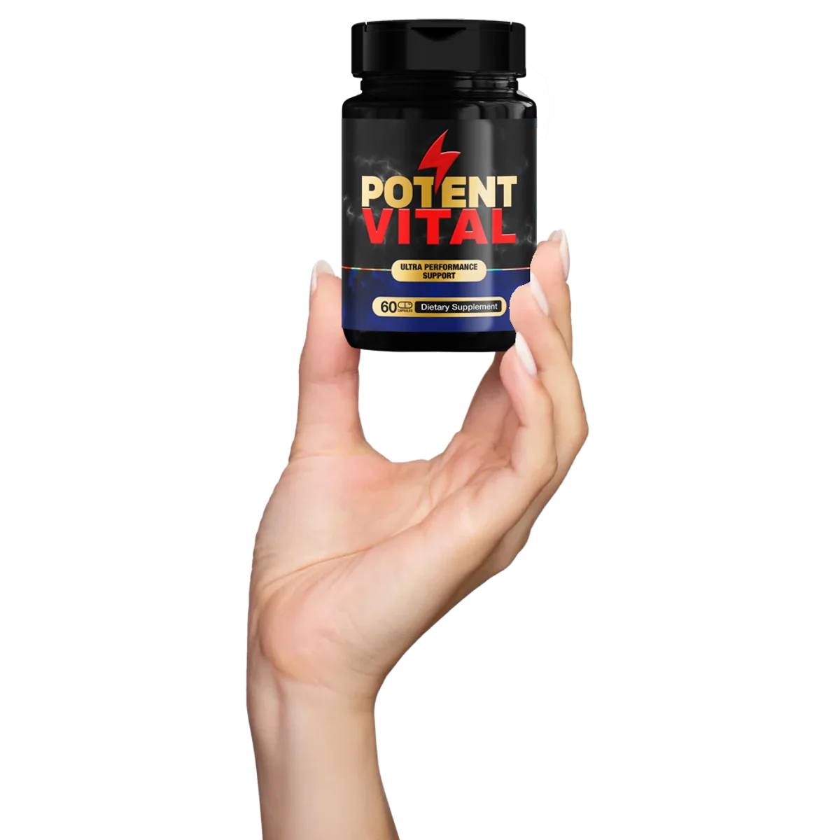 PotentVital Natural Men's Wellness Formula — Front Label